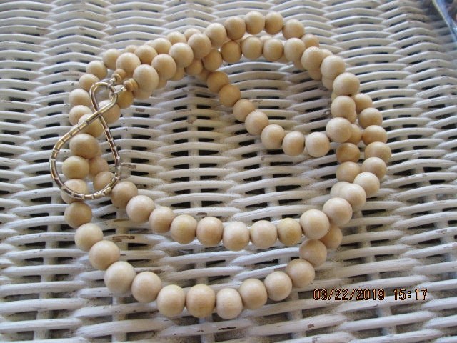 Lanyard, Whitewood 8mm Beaded Lanyard, 792, detail 5