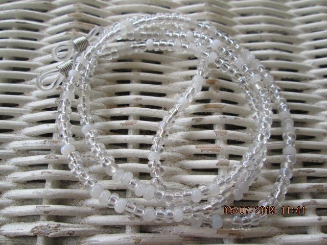 Eyeglass Chain, Czech Crystal Glasses Chain, 1040