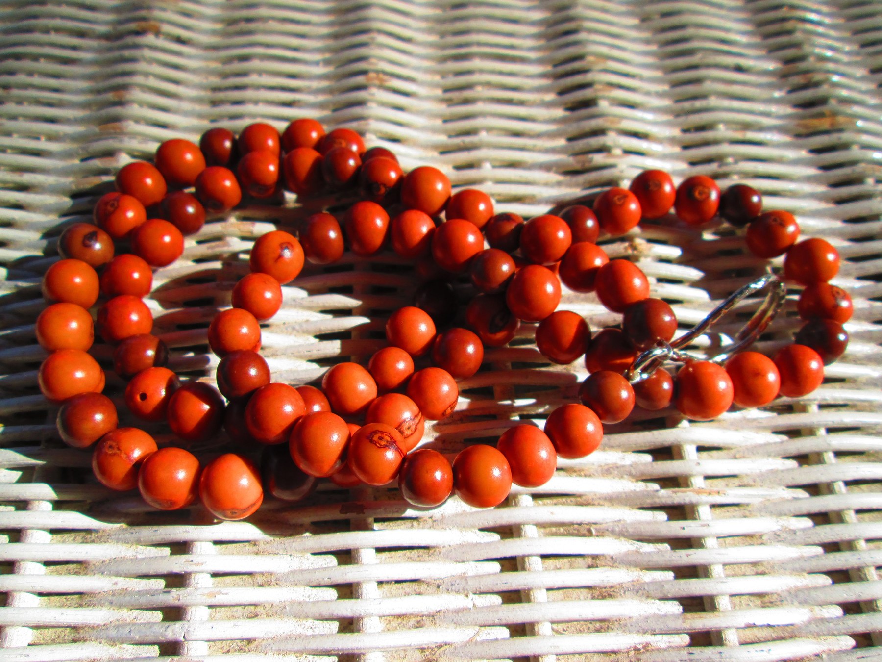 Lanyard, Buttercup Brown Acai Beaded Lanyard, 841