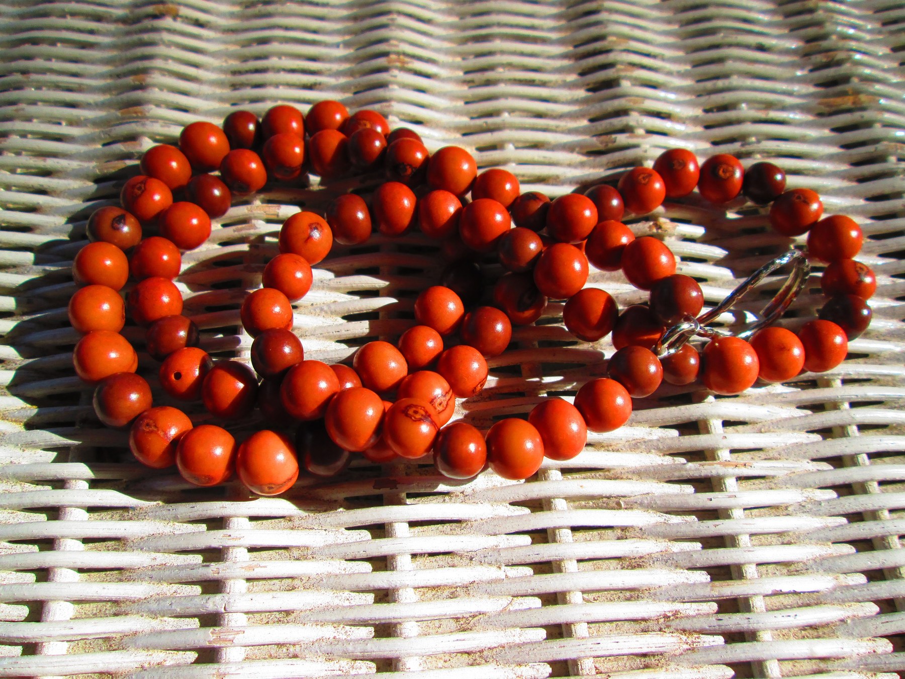 Lanyard, Buttercup Brown Acai Beaded Lanyard, 841, detail 3