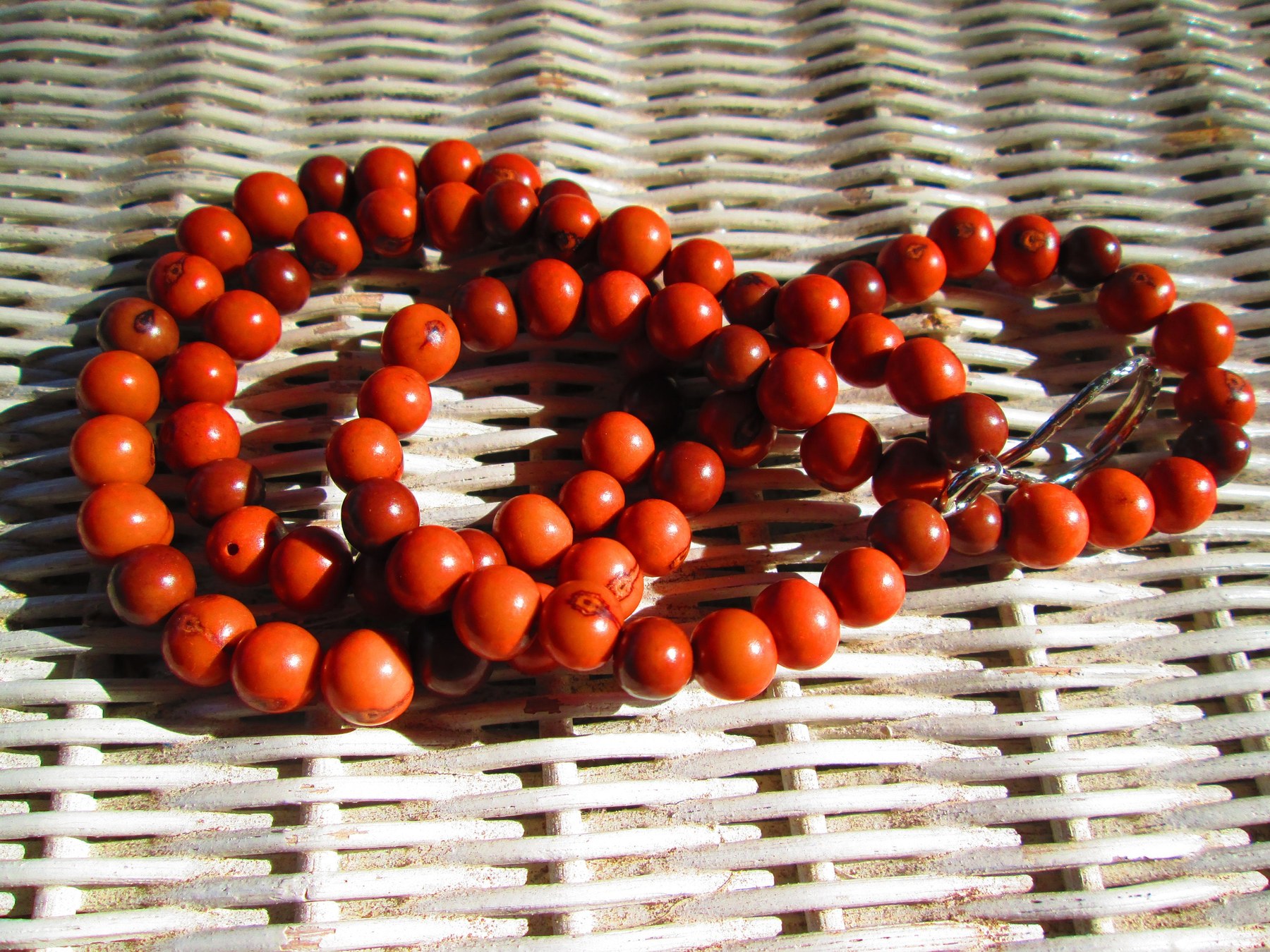 Lanyard, Buttercup Brown Acai Beaded Lanyard, 841, detail 4