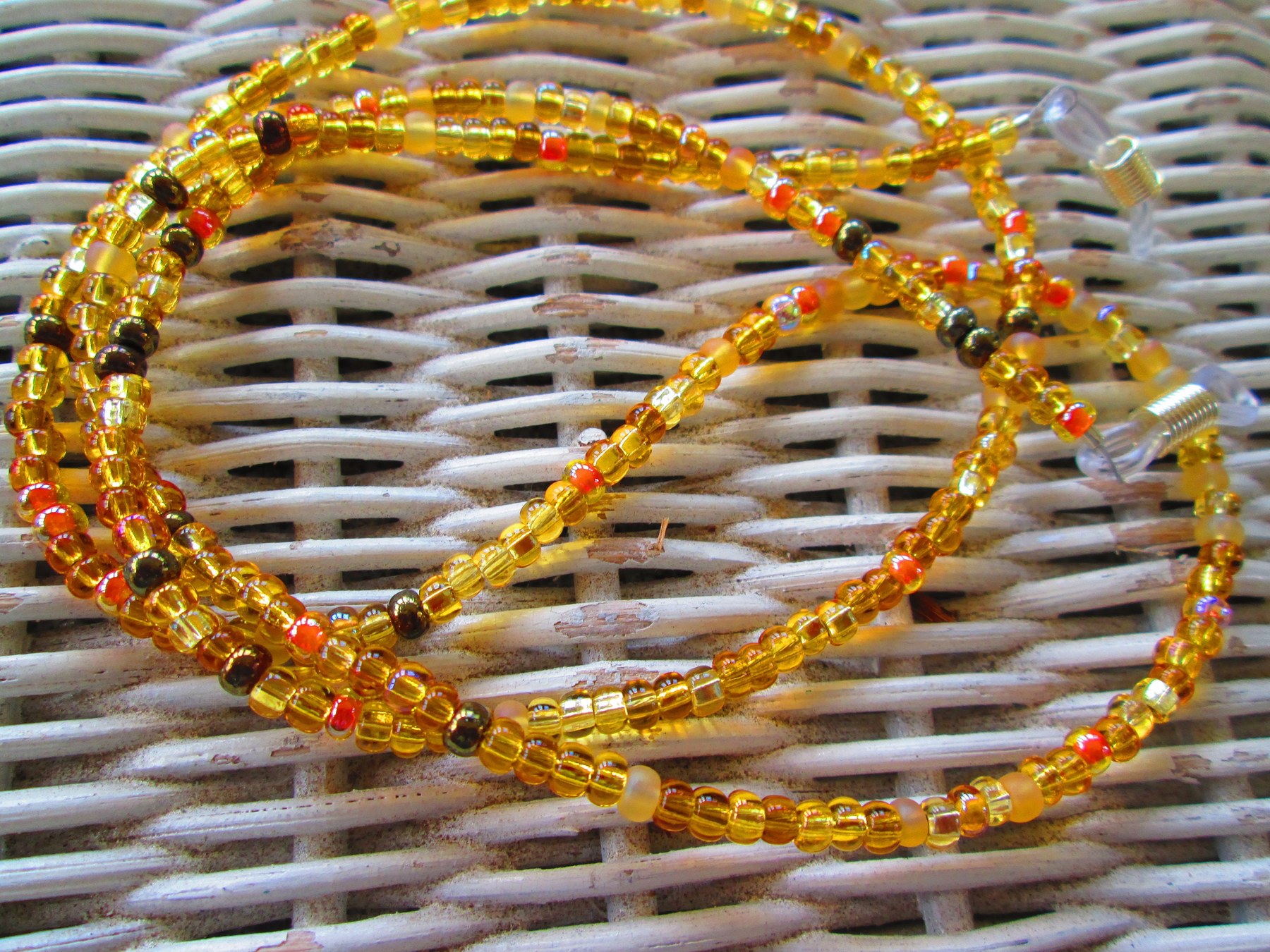 Amber Czech 6/0 E Bead Mix, 1062, detail 3