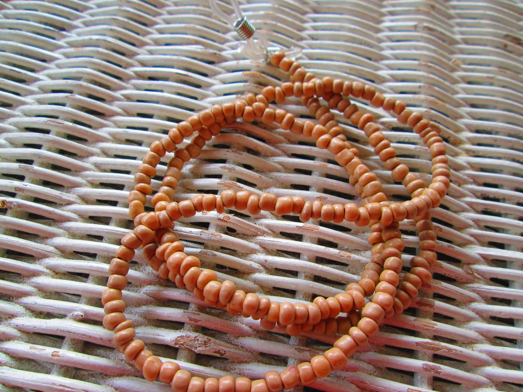Muted Oat Seed glasses chain, 1086