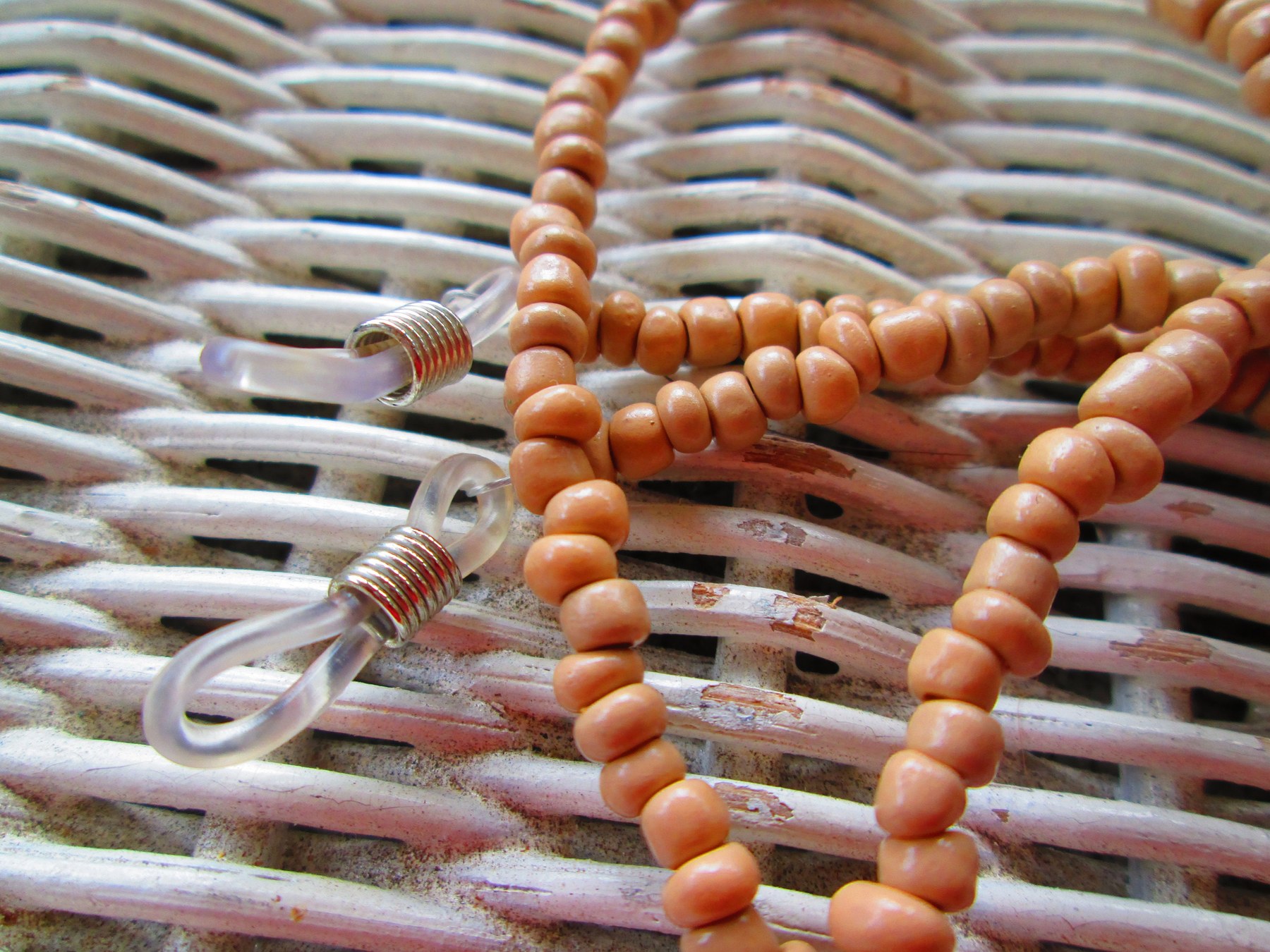 Muted Oat Seed glasses chain, 1086, detail 3
