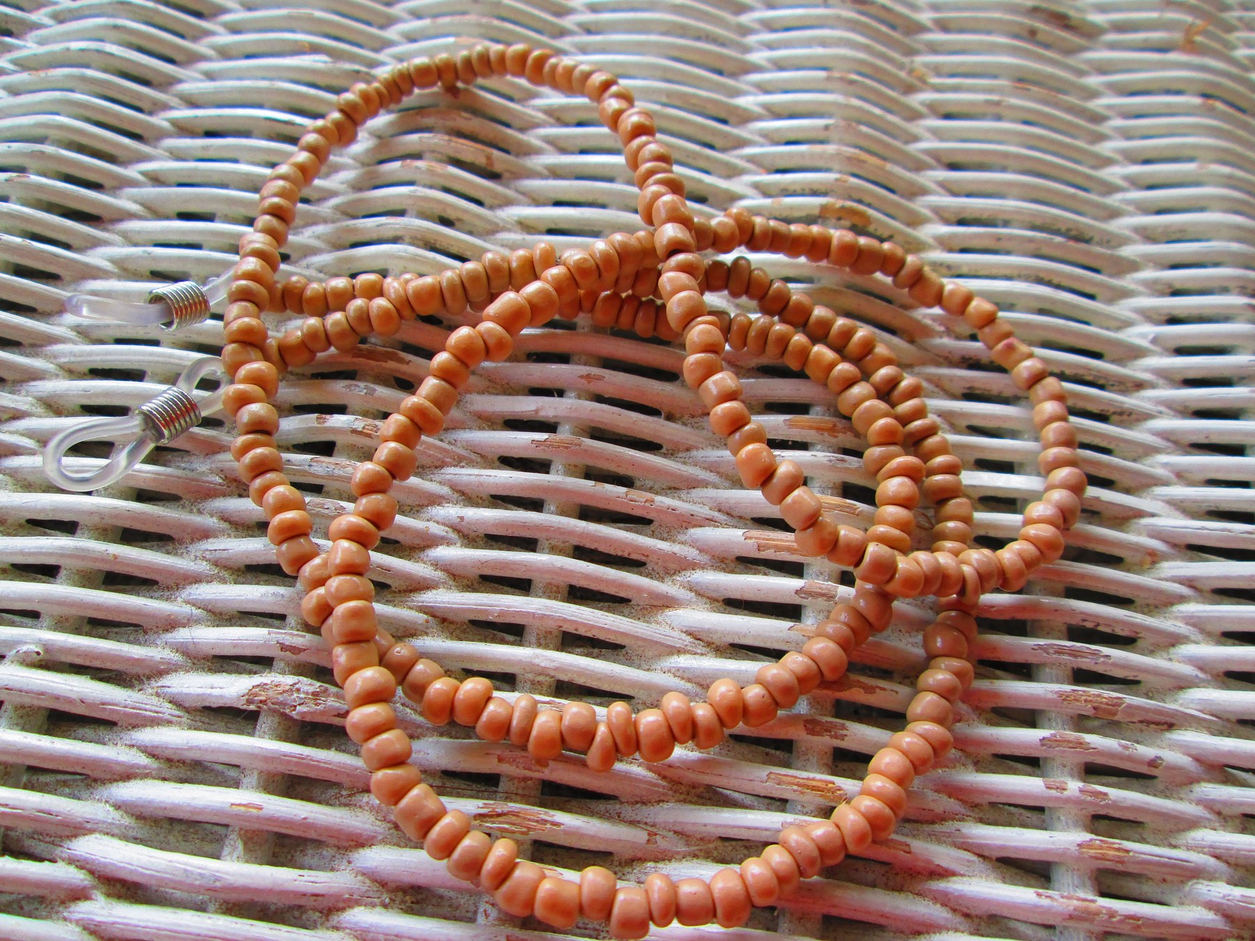 Muted Oat Seed glasses chain, 1086, detail 4