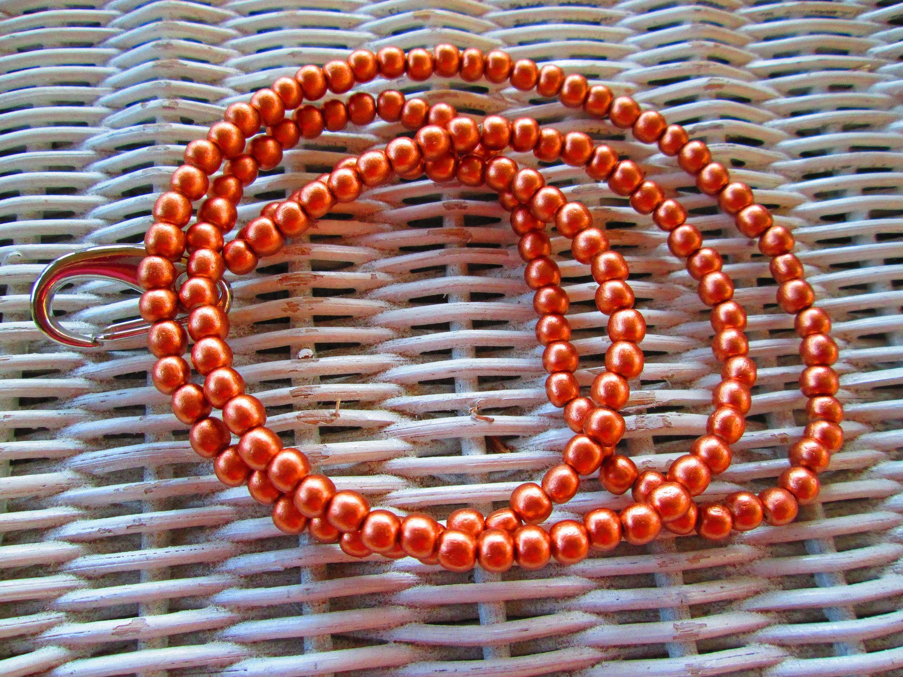 Copper 6mm Wood Lanyard, 983, detail 2