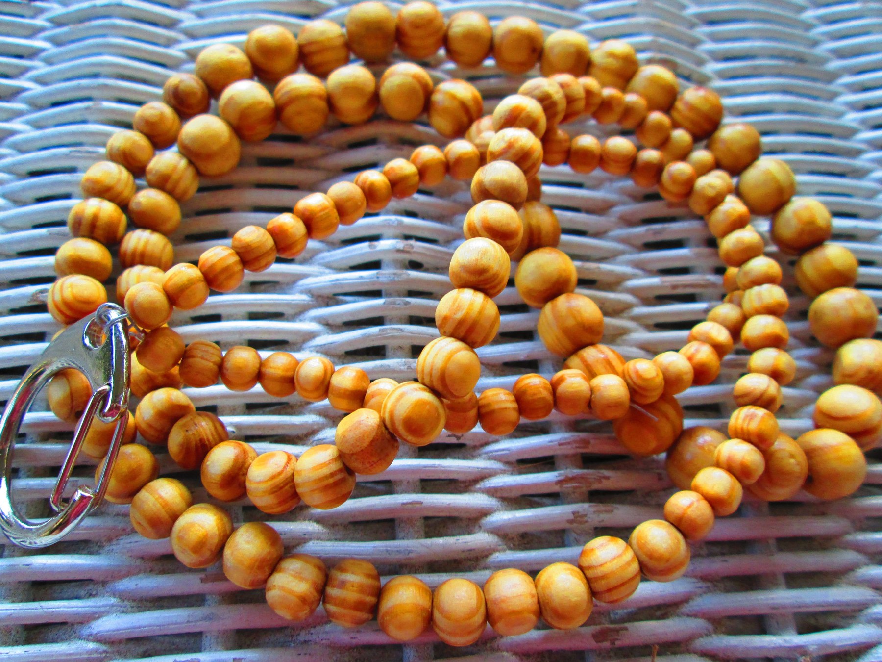 Lanyard, Natural Wood 10mm lanyard, 725, detail 3
