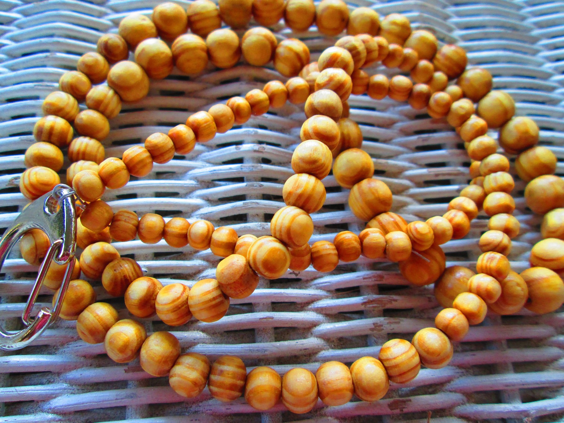 Lanyard, Natural Wood 10mm lanyard, 725, detail 4