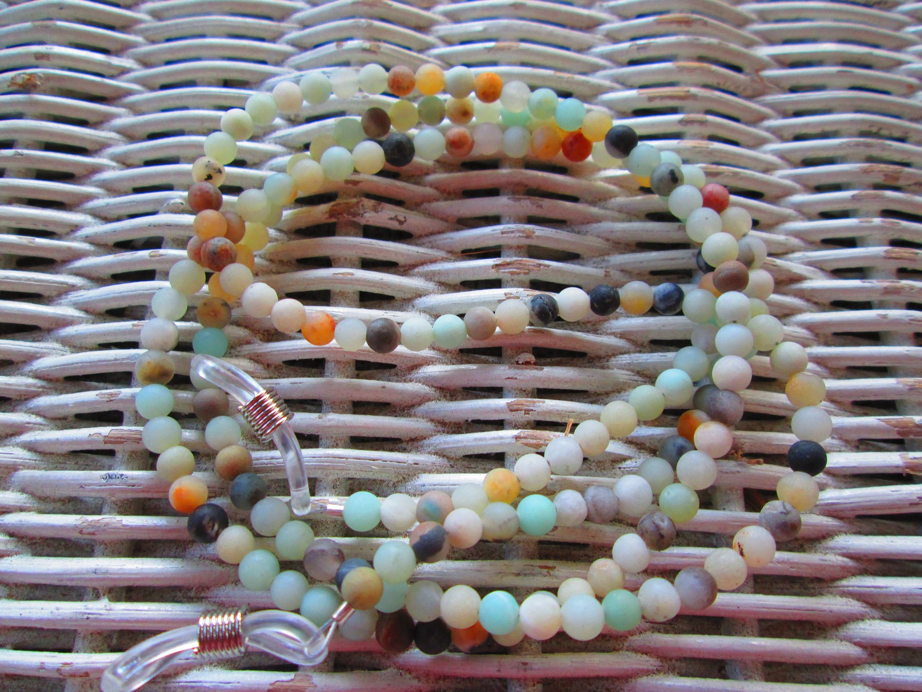 Handmade Amazonite Beaded Glasses Chain, 1091