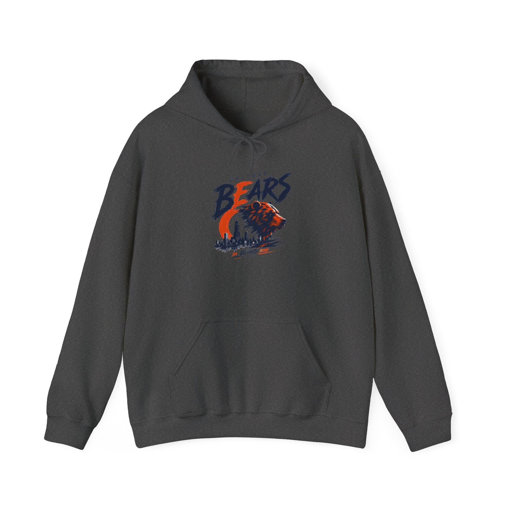 Bears Graphic Hoodie | Vintage Bear Illustration, Forest Moon Design, view 5