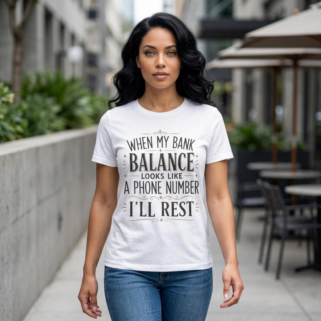 Balance Is A Choice T-Shirt | Typographic Quote Tee, Minimal Retro Design