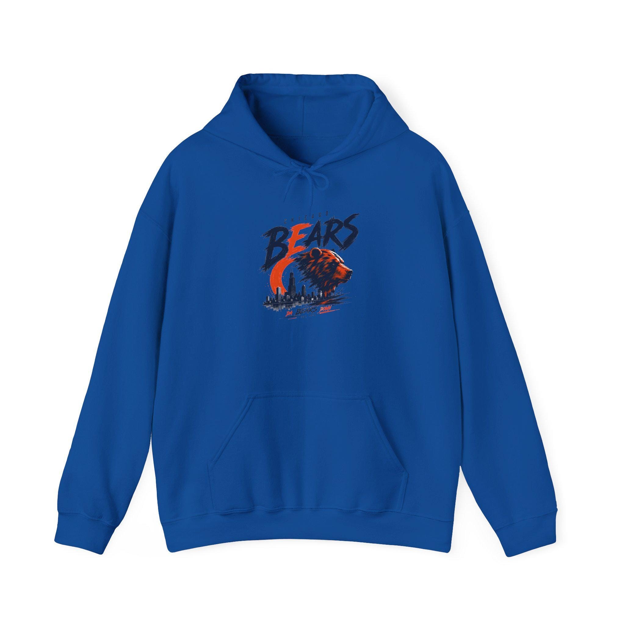 Bears Graphic Hoodie | Vintage Bear Illustration, Forest Moon Design, view 6