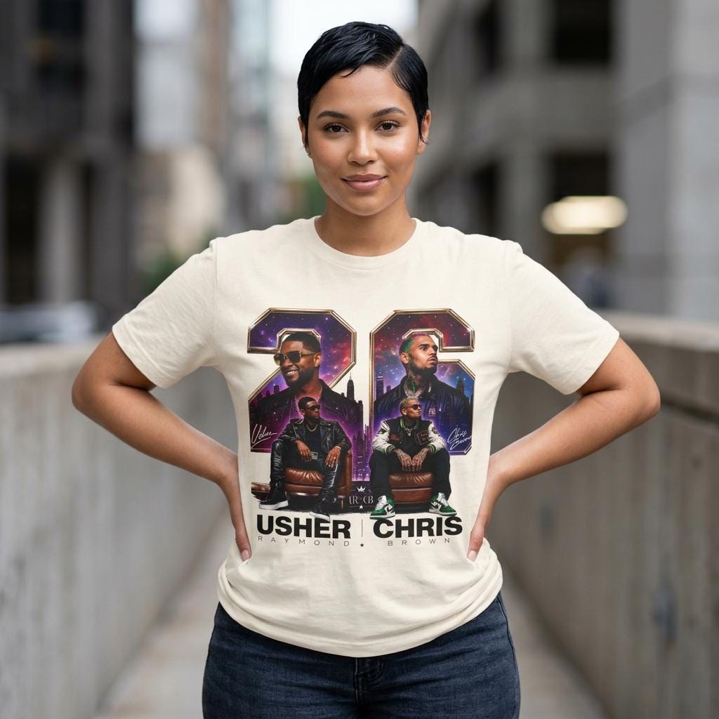 Chris & Ushers 26Portraits Tee | Duo Player Graphic T-Shirt