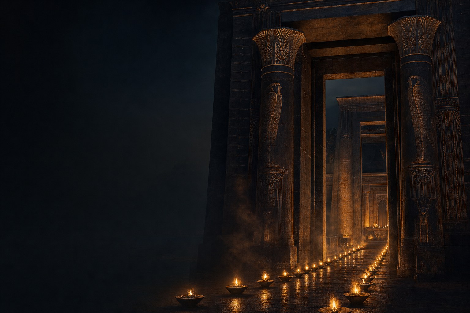 Oracle of the Hidden Temple ritual artwork