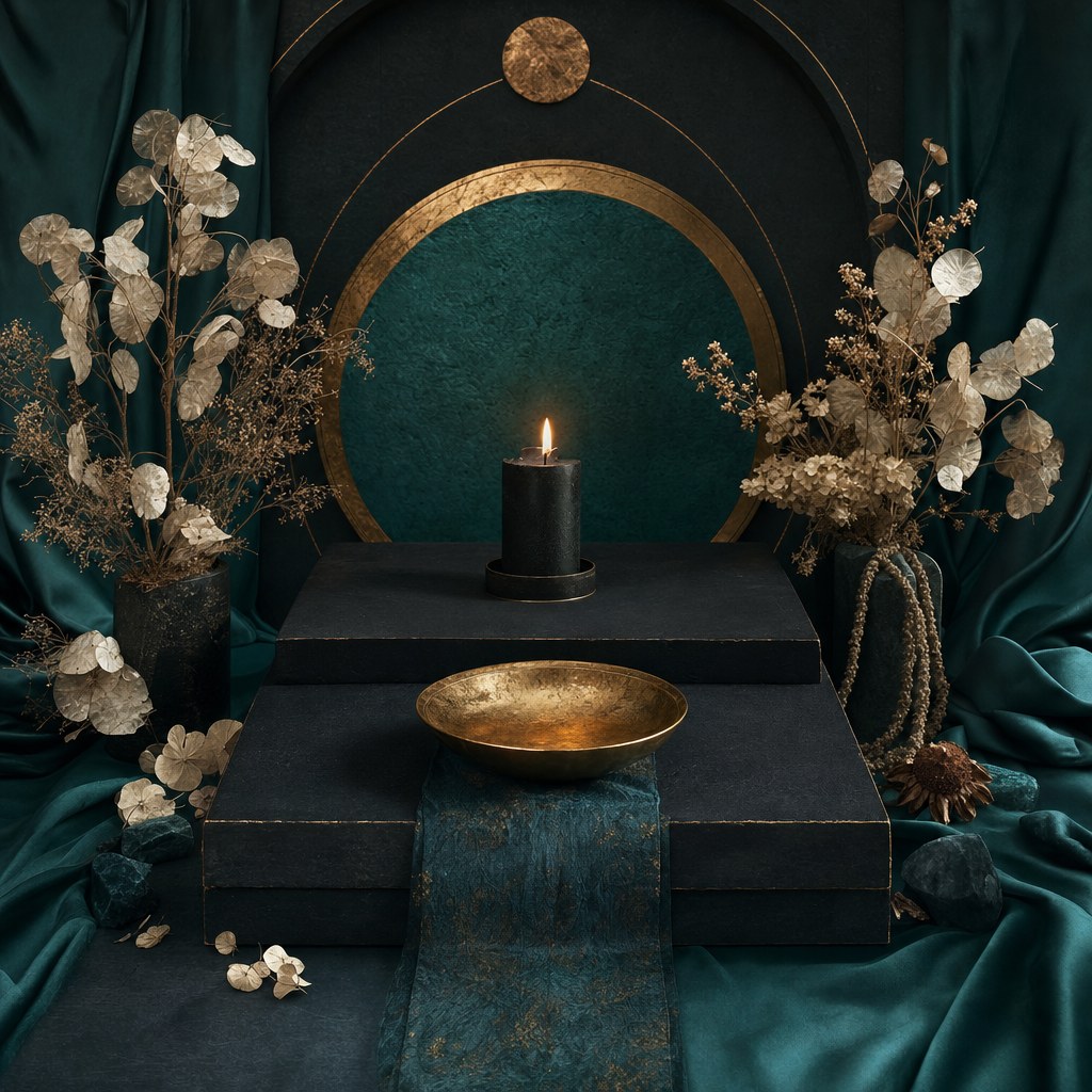 Candle altar for an Elevated Altar request