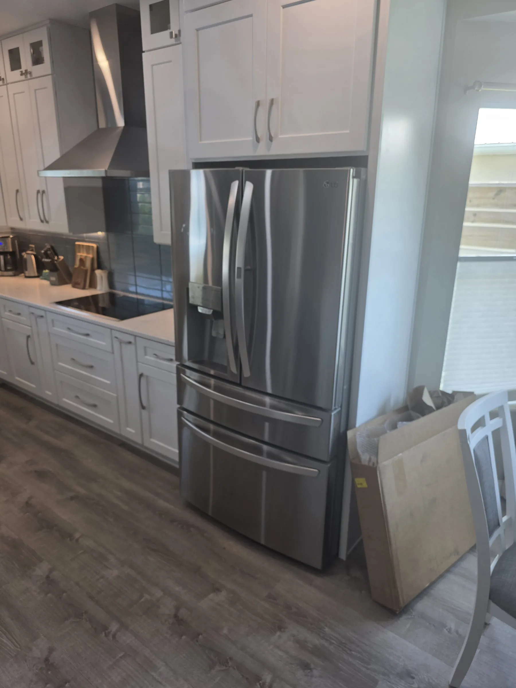Kitchen appliance work in a customer’s home