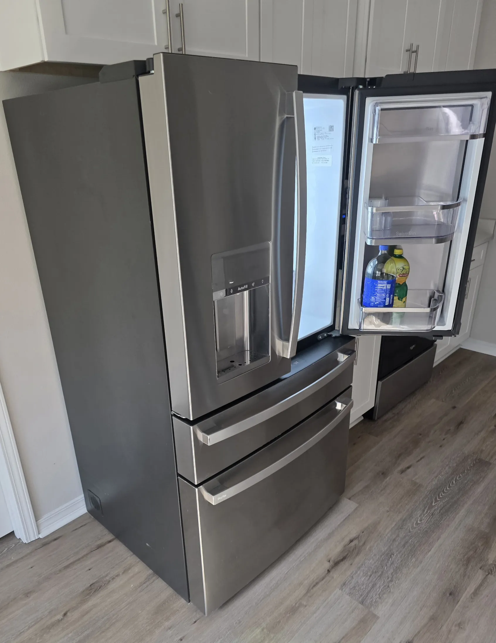 French-door refrigerator in a customer’s kitchen