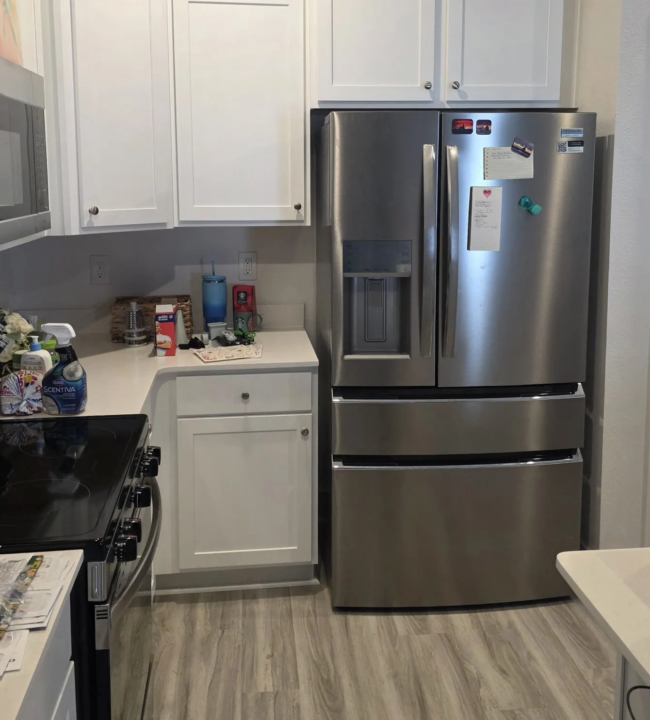 Kitchen refrigerator in a customer’s home