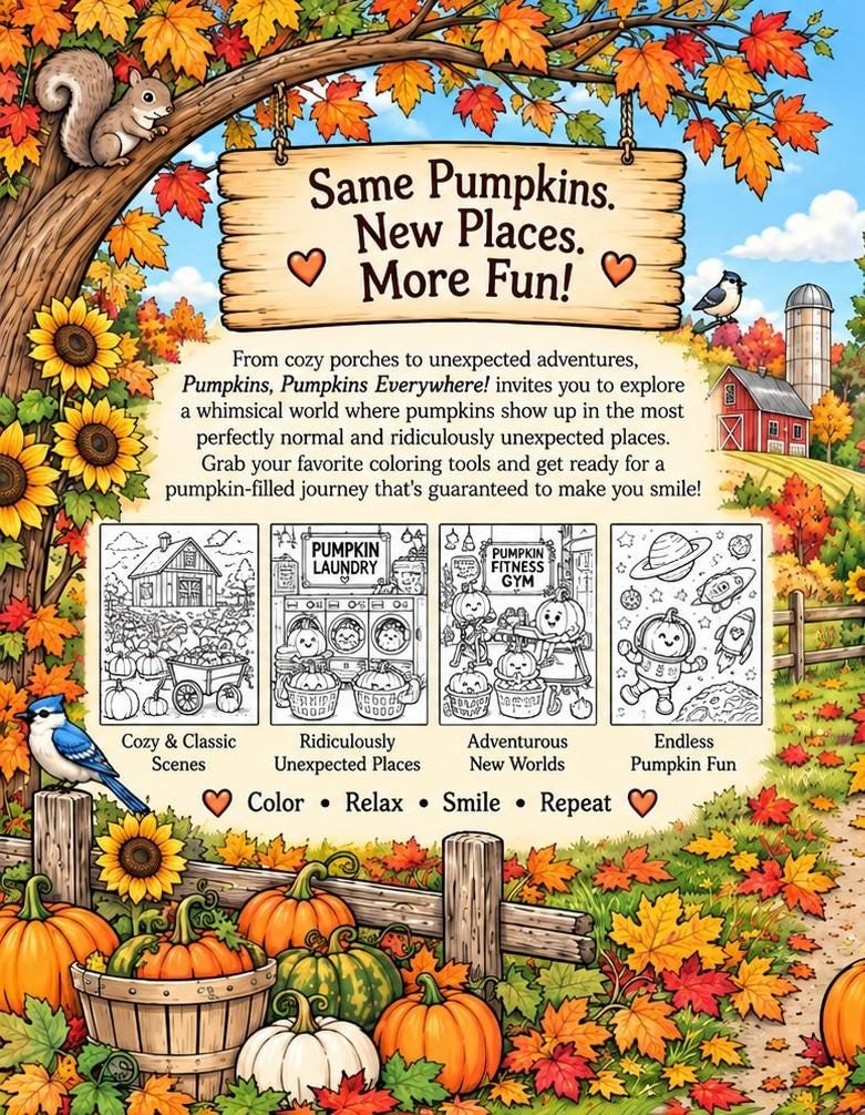 Pumpkins, Pumpkins Everywhere! back cover
