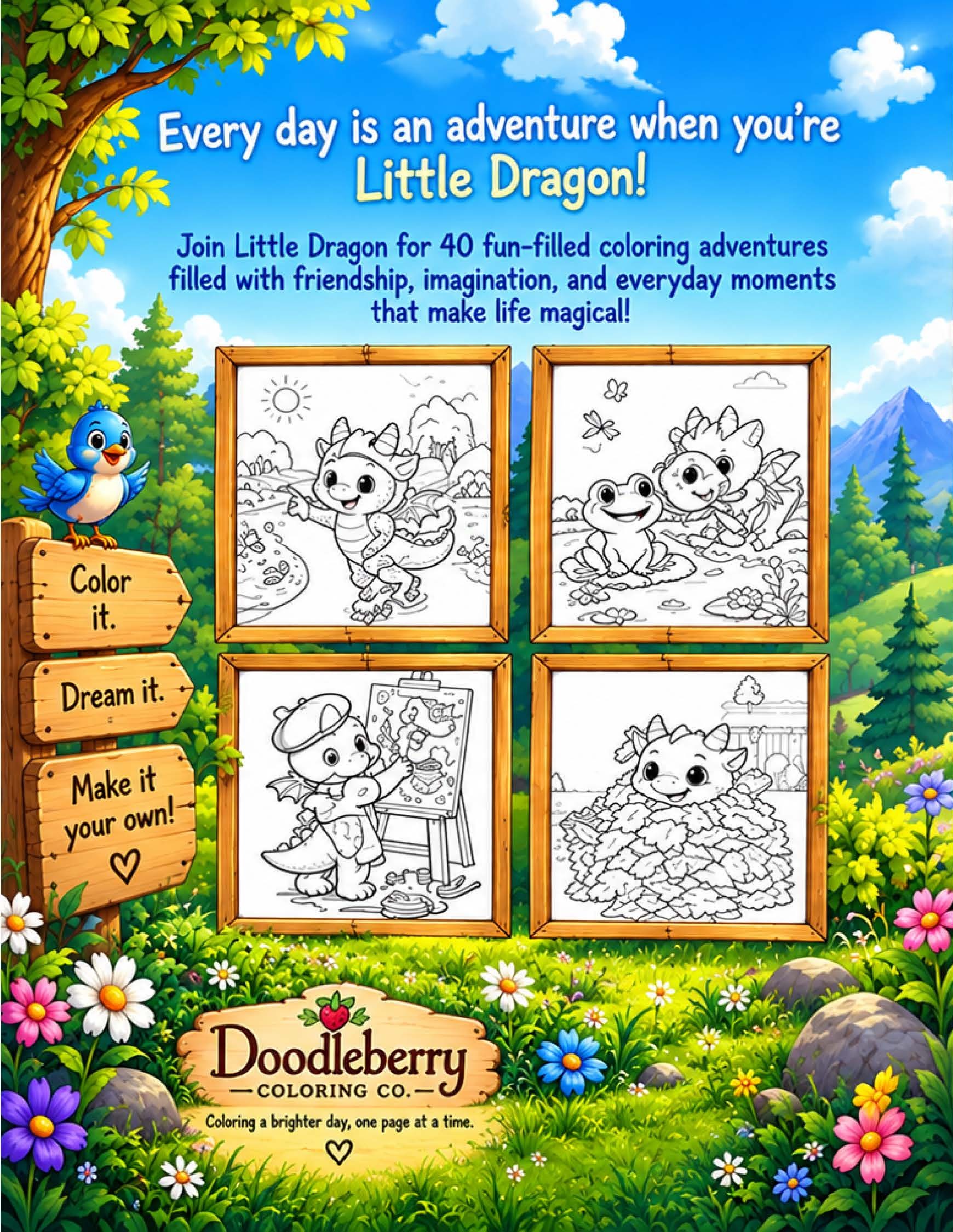 Little Dragon’s Big Adventures back cover