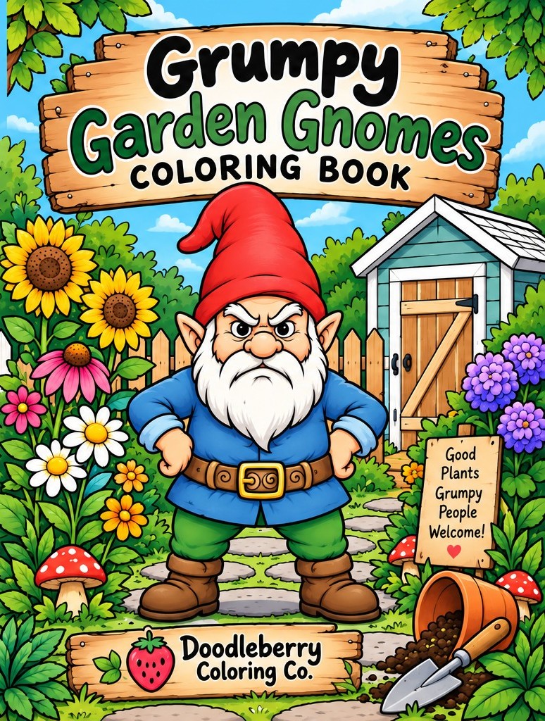 Grumpy Garden Gnomes front cover