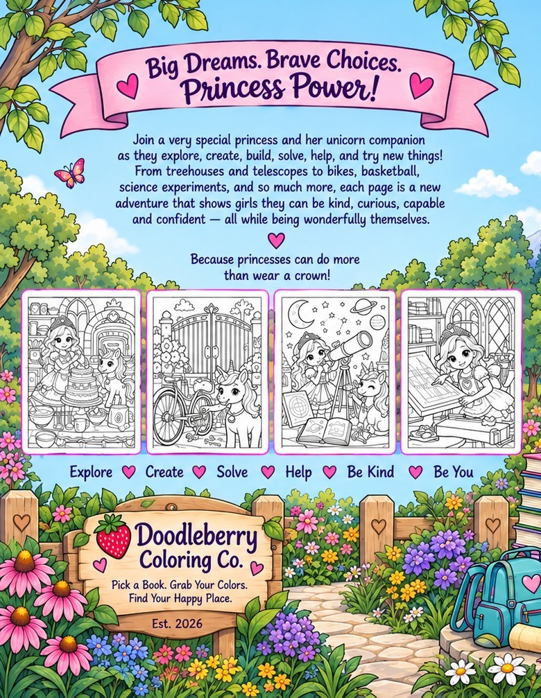 Princess Power! back cover
