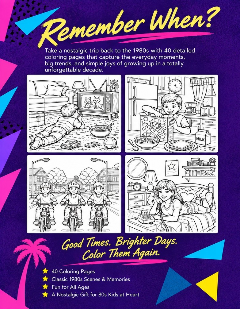 Growing Up in the 80s back cover