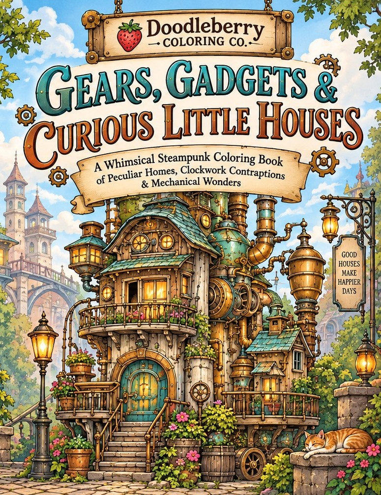 Gears, Gadgets & Curious Little Houses front cover