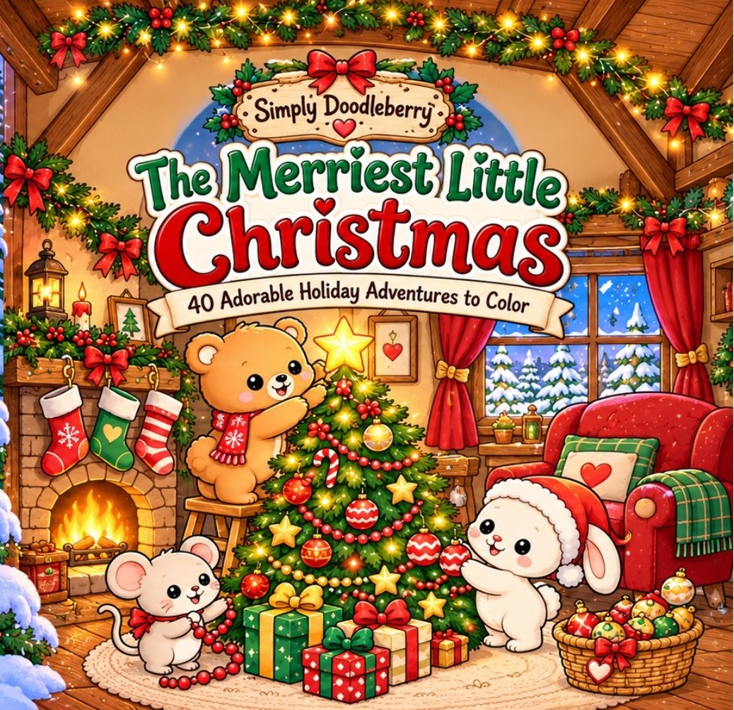 Simply Doodleberry The Merriest Little Christmas front cover