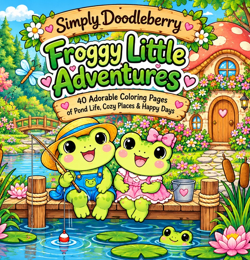 Simply Doodleberry Froggy Little Adventures front cover