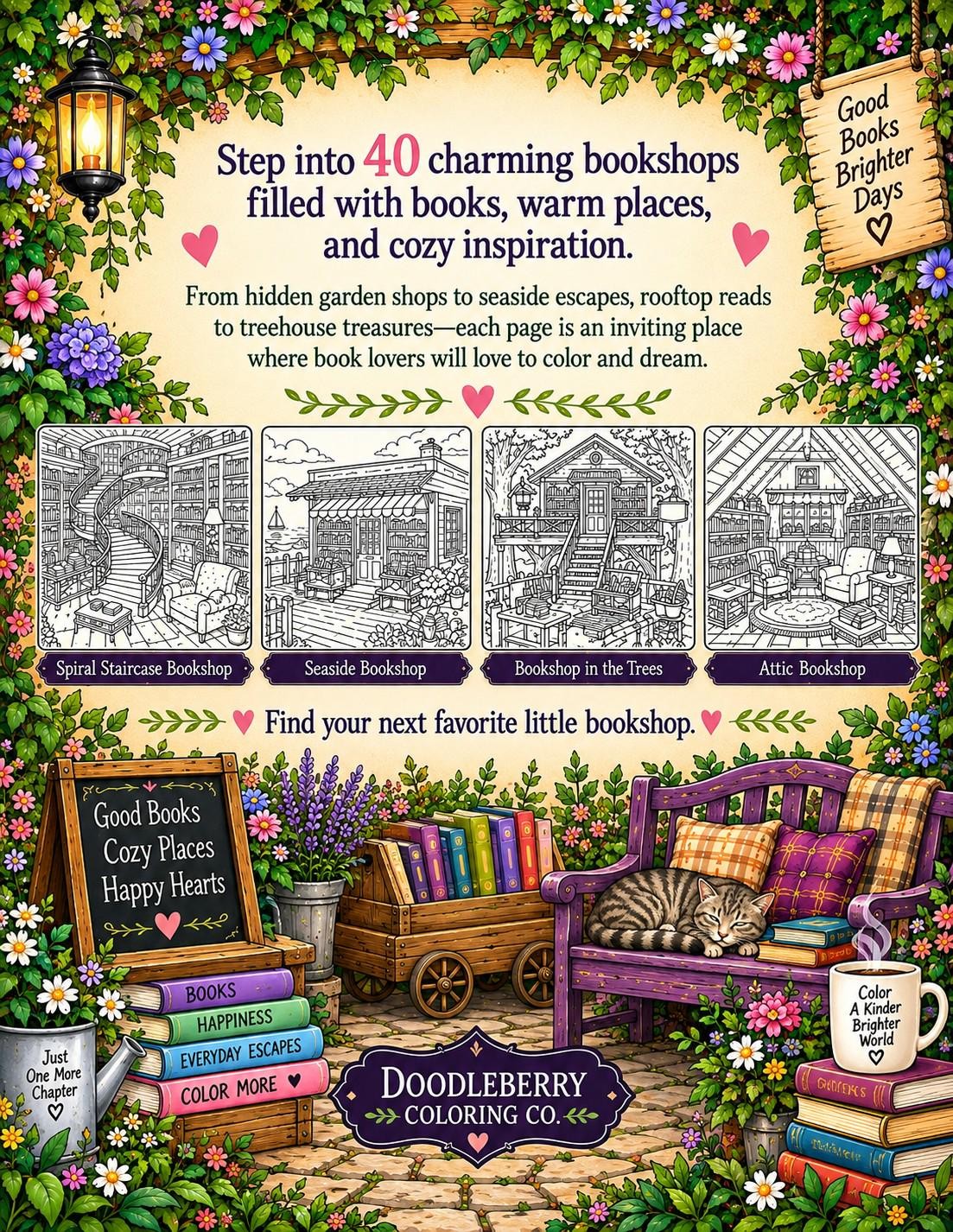 Coziest Little Bookshops back cover