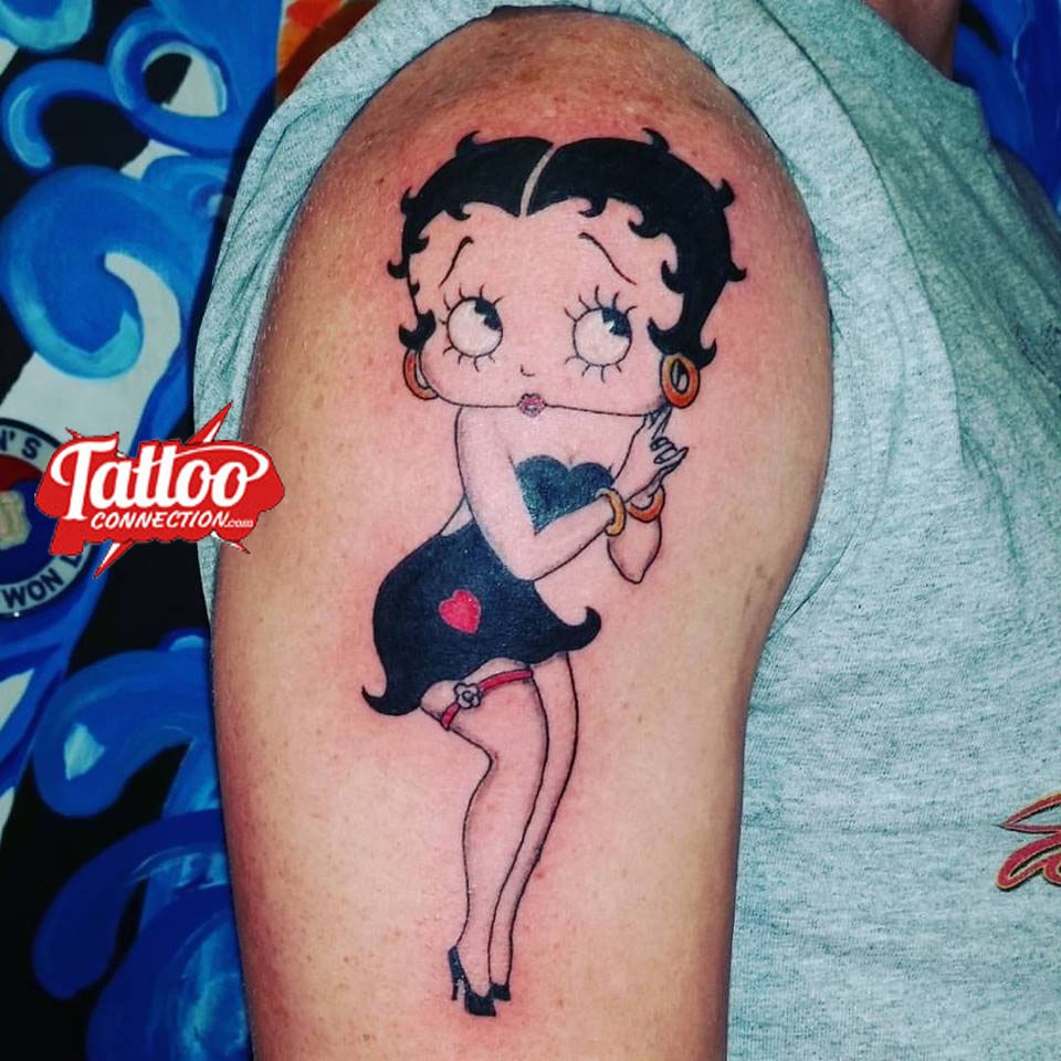 Betty Boop tattoo by Joe Kennedy