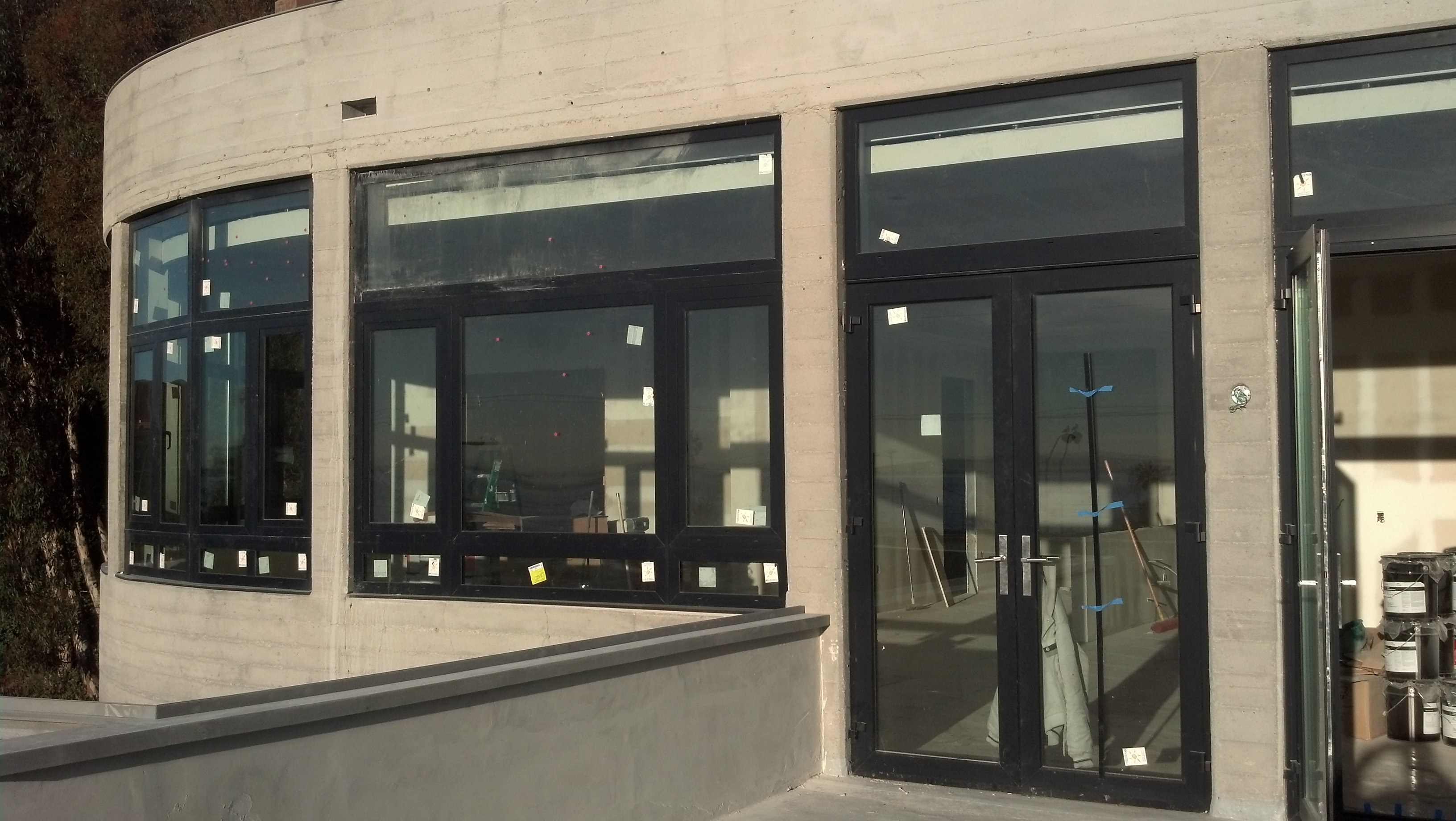 Commercial building exterior