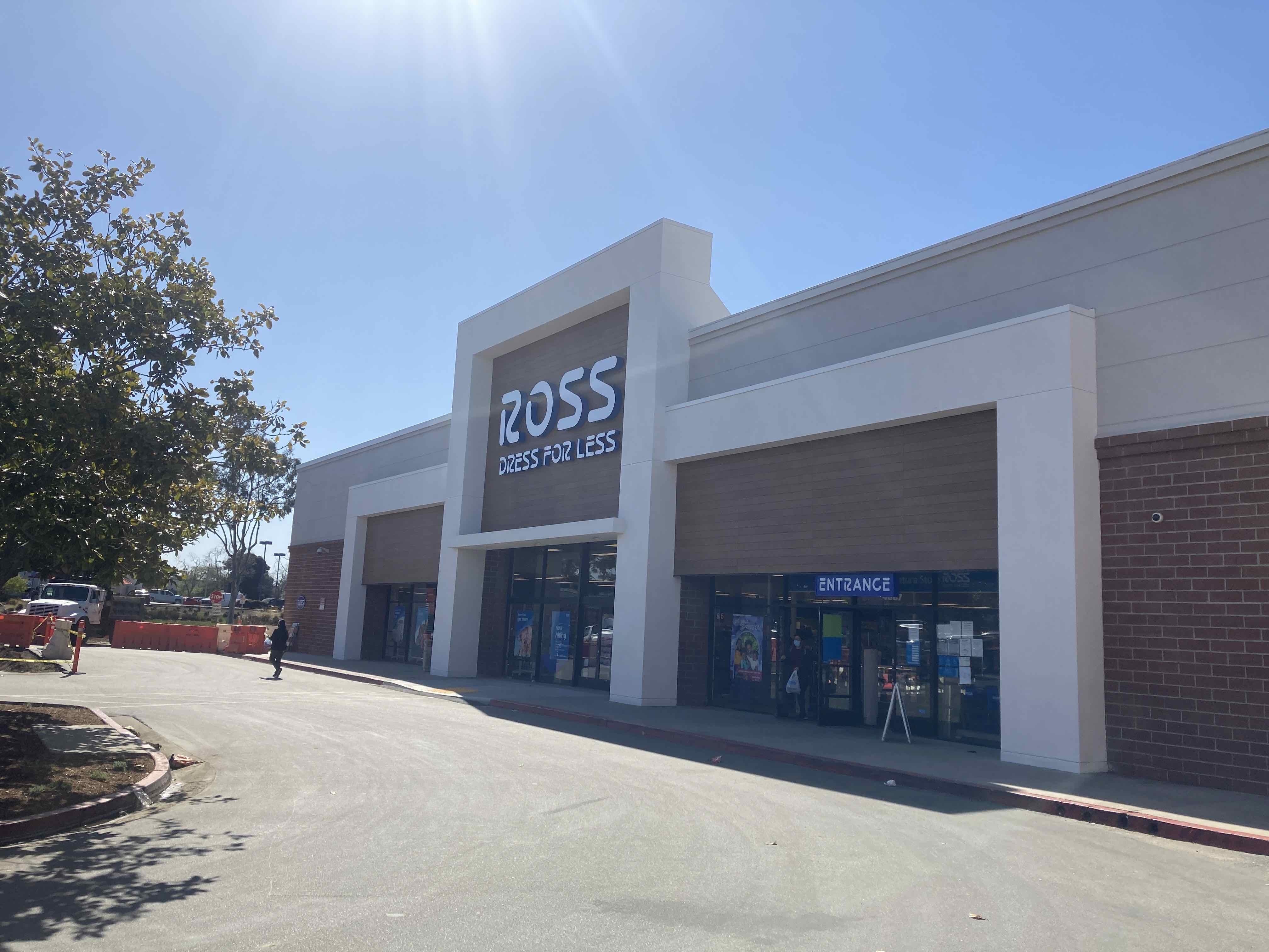 Completed Ross Dress for Less storefront exterior