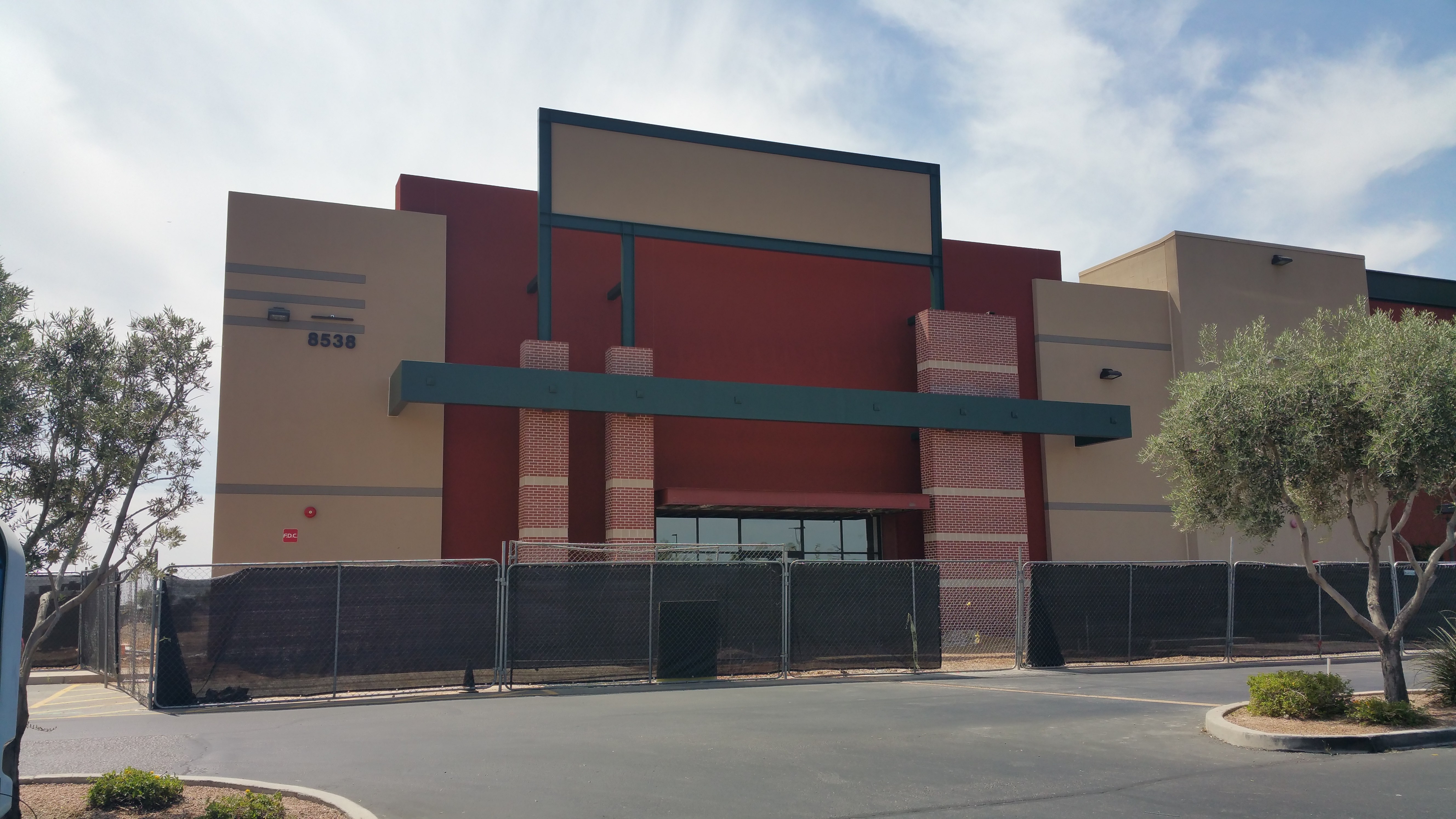 Commercial building under construction