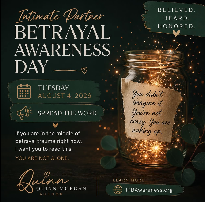 Intimate Partner Betrayal Awareness Day, August 4, 2026