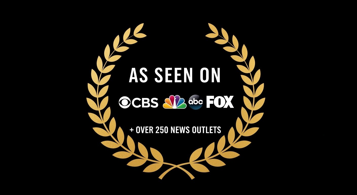 As Seen On CBS, NBC, ABC, FOX and over 250 news outlets