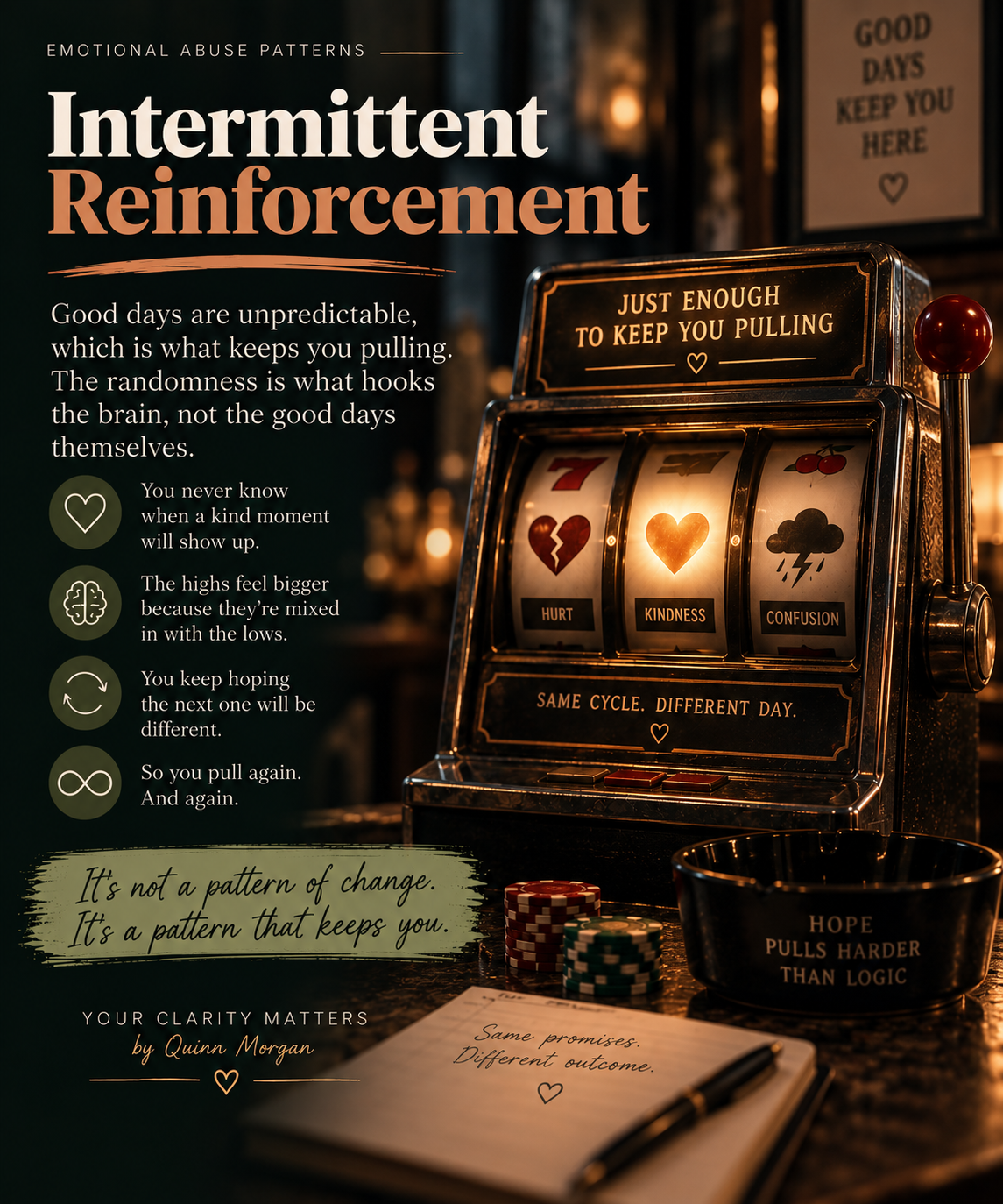 Quick reference explaining intermittent reinforcement