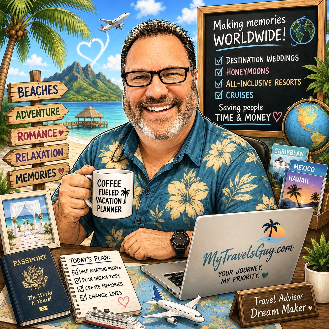 Curt Chandler, travel advisor at My Travels Guy