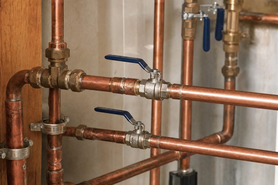 Plumbing service work