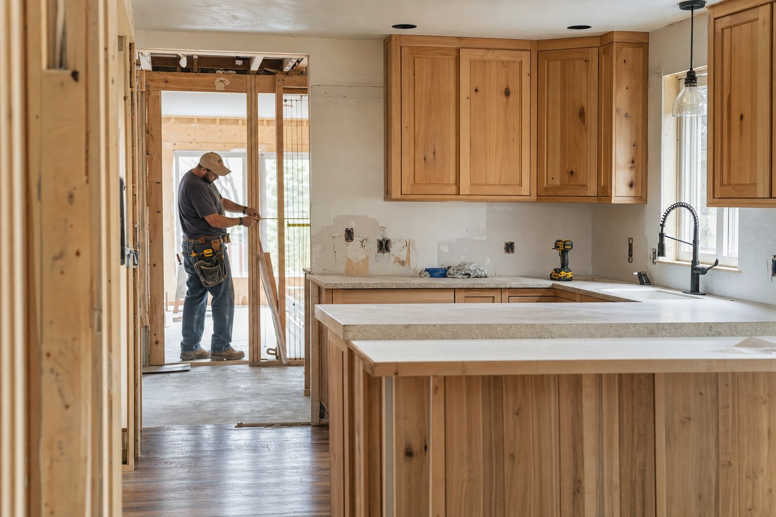 Home remodeling and construction work