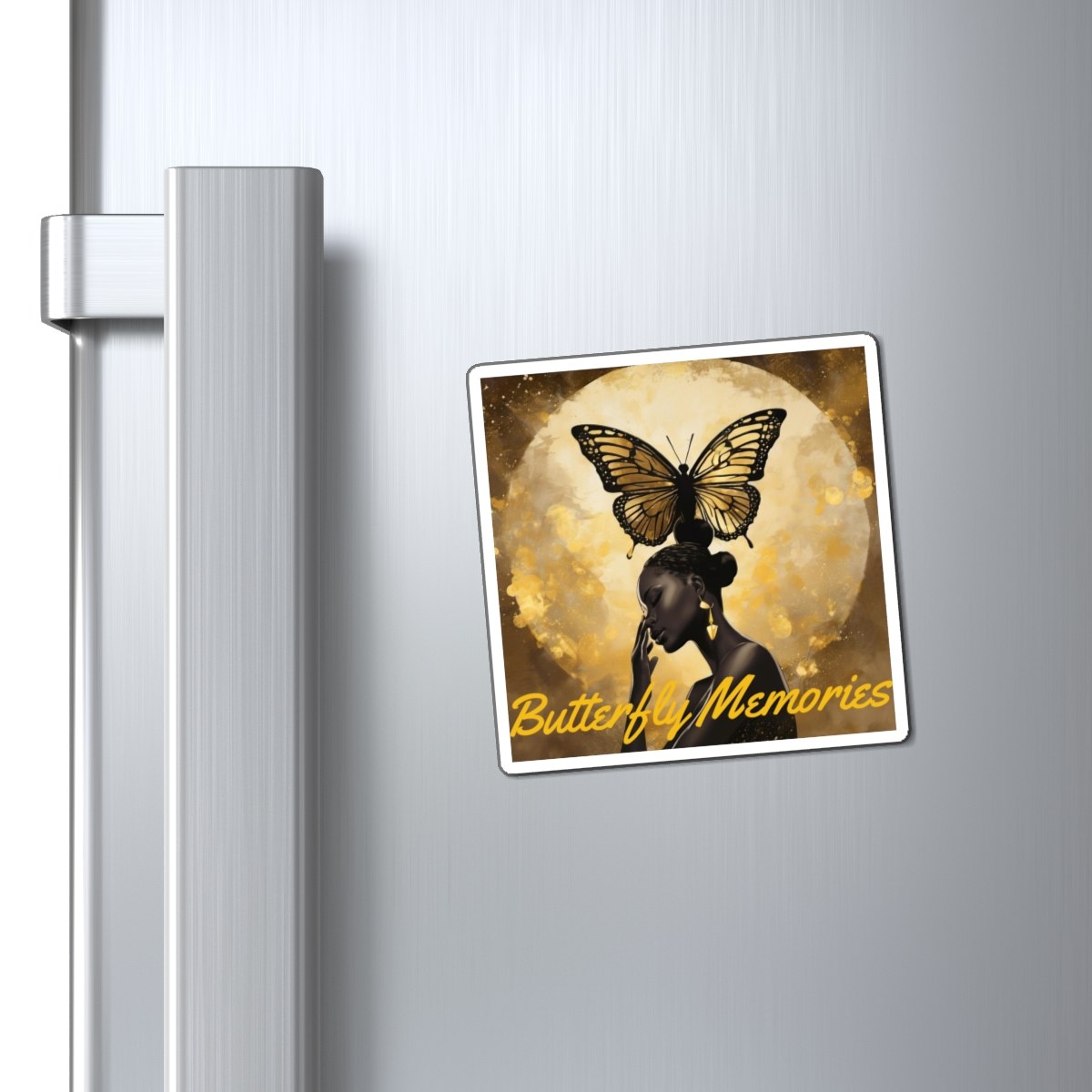 Golden Moon Thoughts Memories Magnets