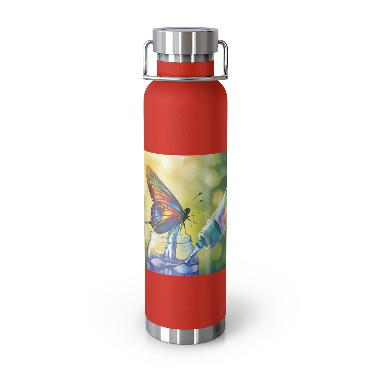 Colorful Drink Memories Copper Vacuum Insulated Bottle, 22oz