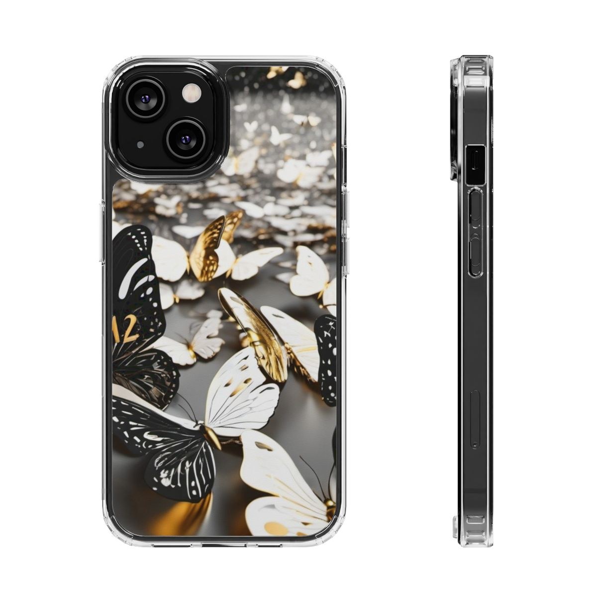 Goldish White Wings Memories Clear Cases