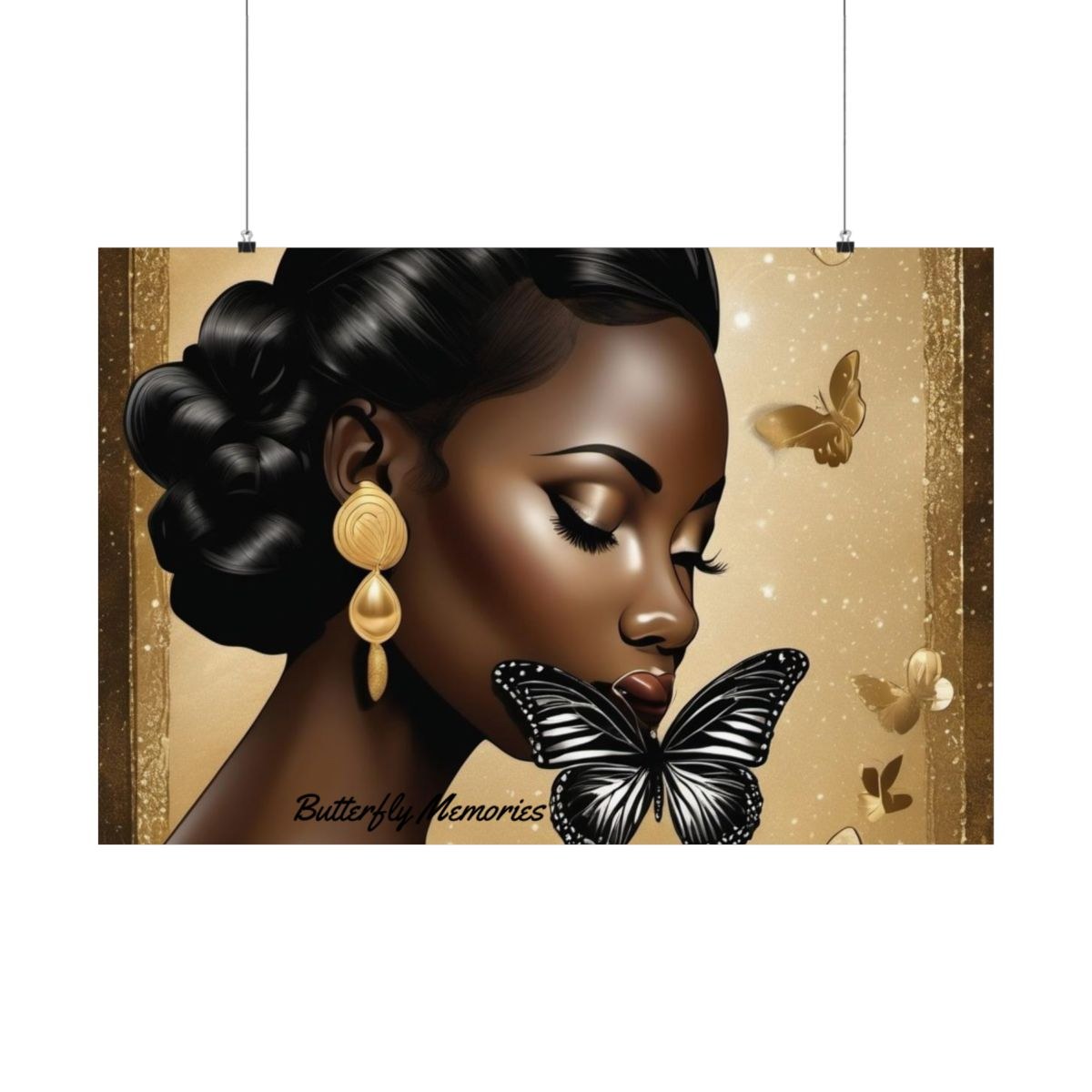 Whispering I Love you Memories Matte Horizontal Posters