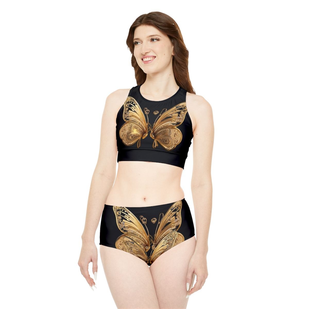 Beach Party Memories Sporty Bikini Set