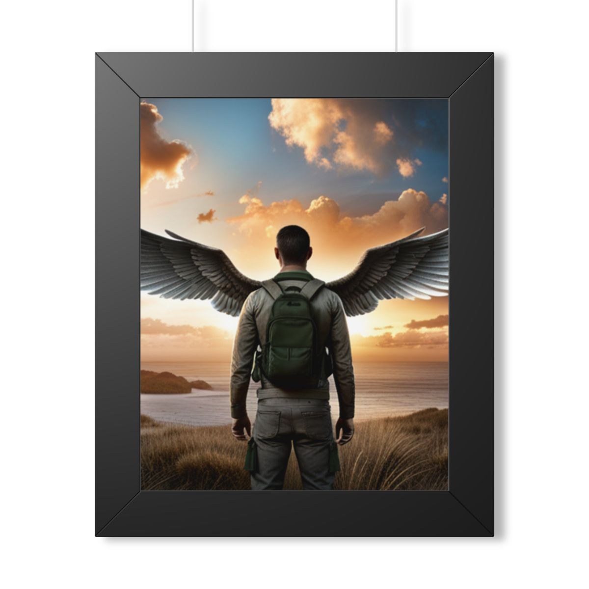 OOHRAA MARINE MEMORIES Framed Vertical Poster