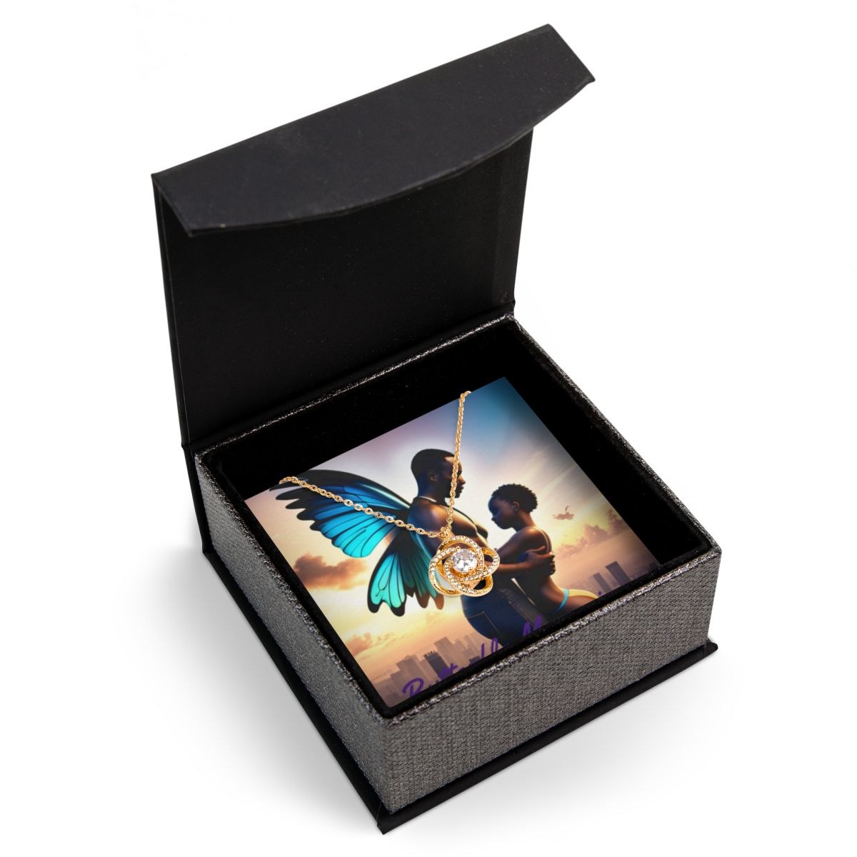 Just Because I Love You Memories Knot Necklace