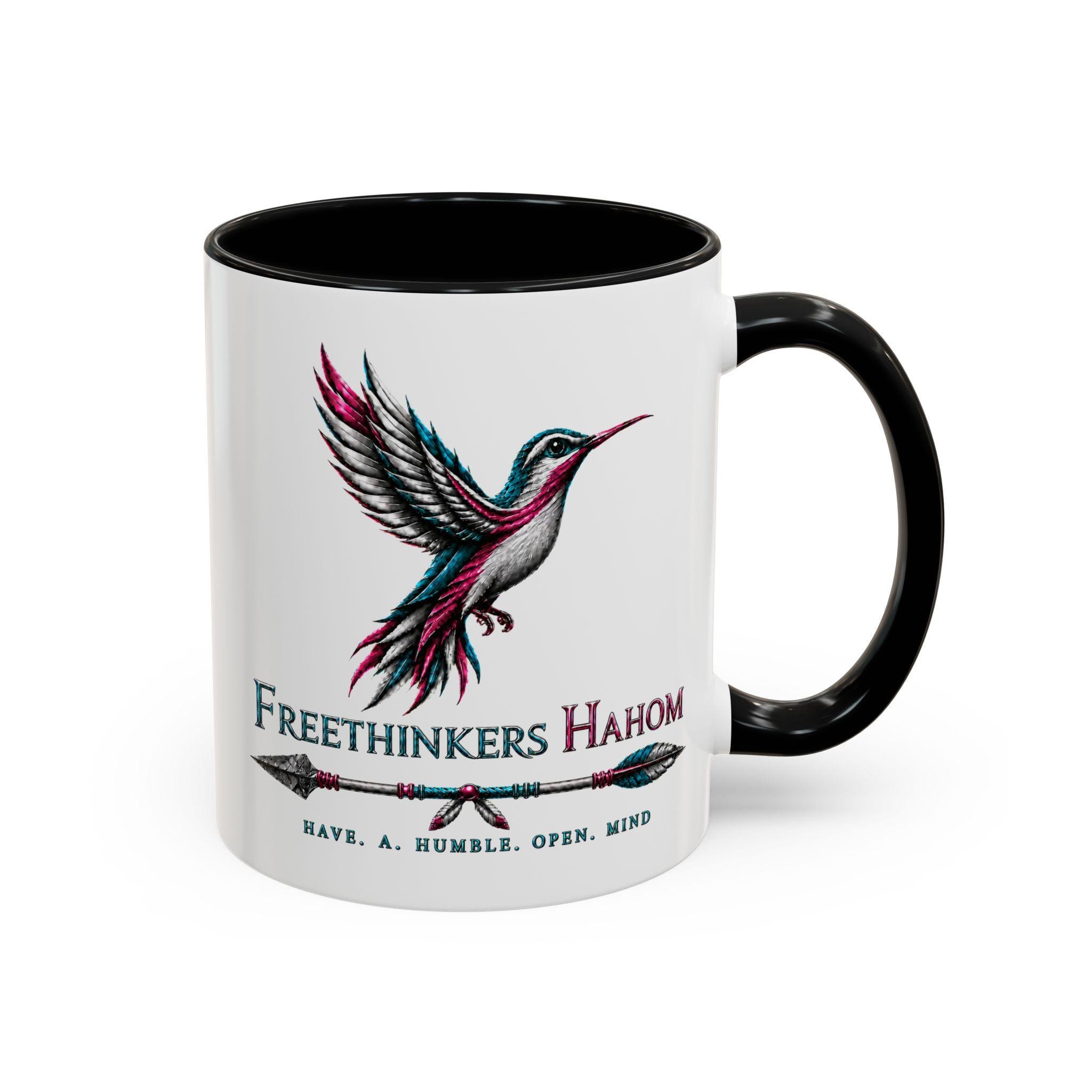 Freethinkers Hahom Hummingbird Mug | Accent Coffee Mug 11oz 15oz