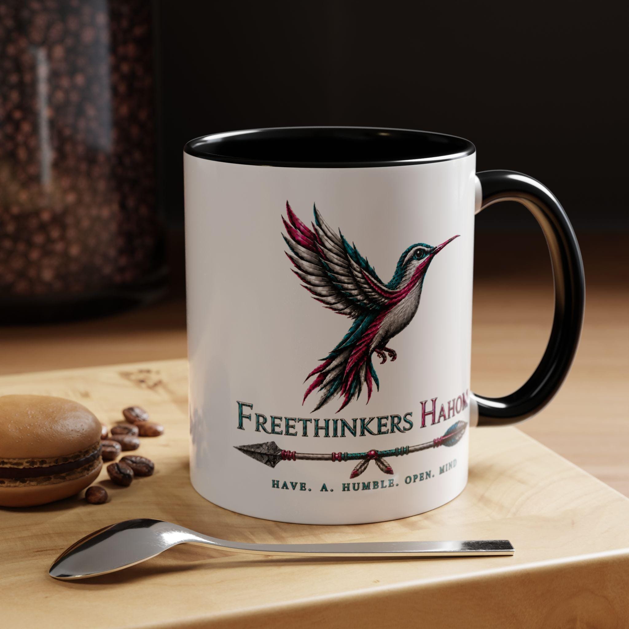 Freethinkers Hahom Hummingbird Mug | Accent Coffee Mug 11oz 15oz, view 11